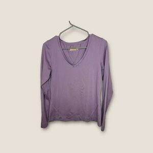 Lucy Tech Women’s Purple Long Sleeve Athletic Top Medium